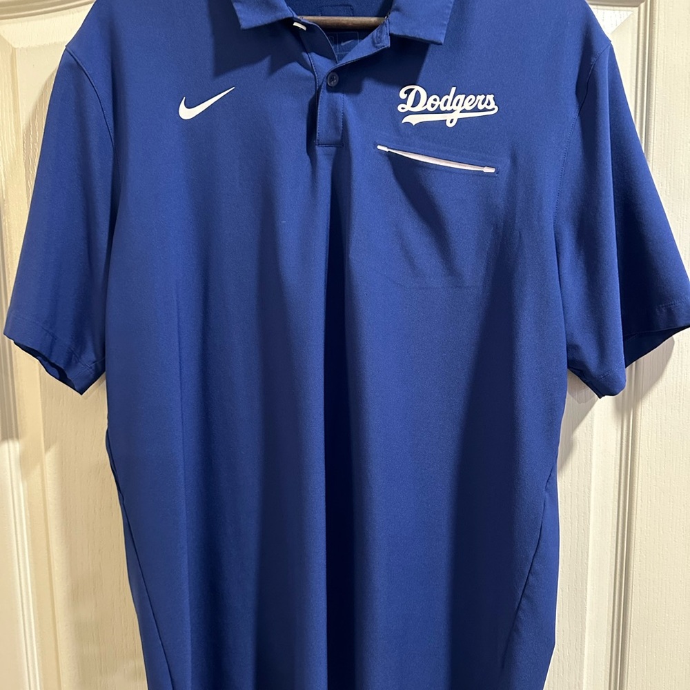 Nike MLB Dodgers Blue Polo Shirt